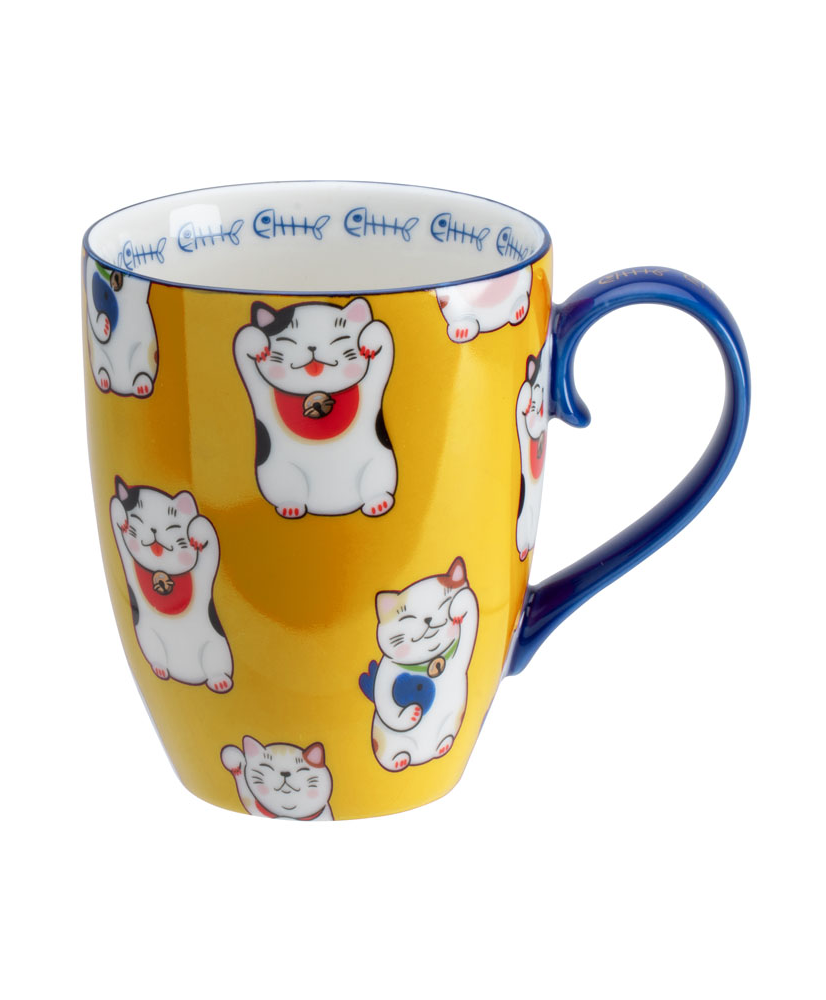 Mug Maneki Neko Gialla