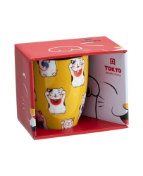 Mug Maneki Neko Gialla