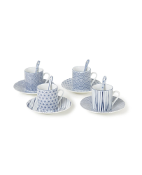 Set da caffè per 4 Nippon Blue