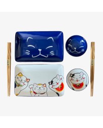 Sushi set Maneki Neko