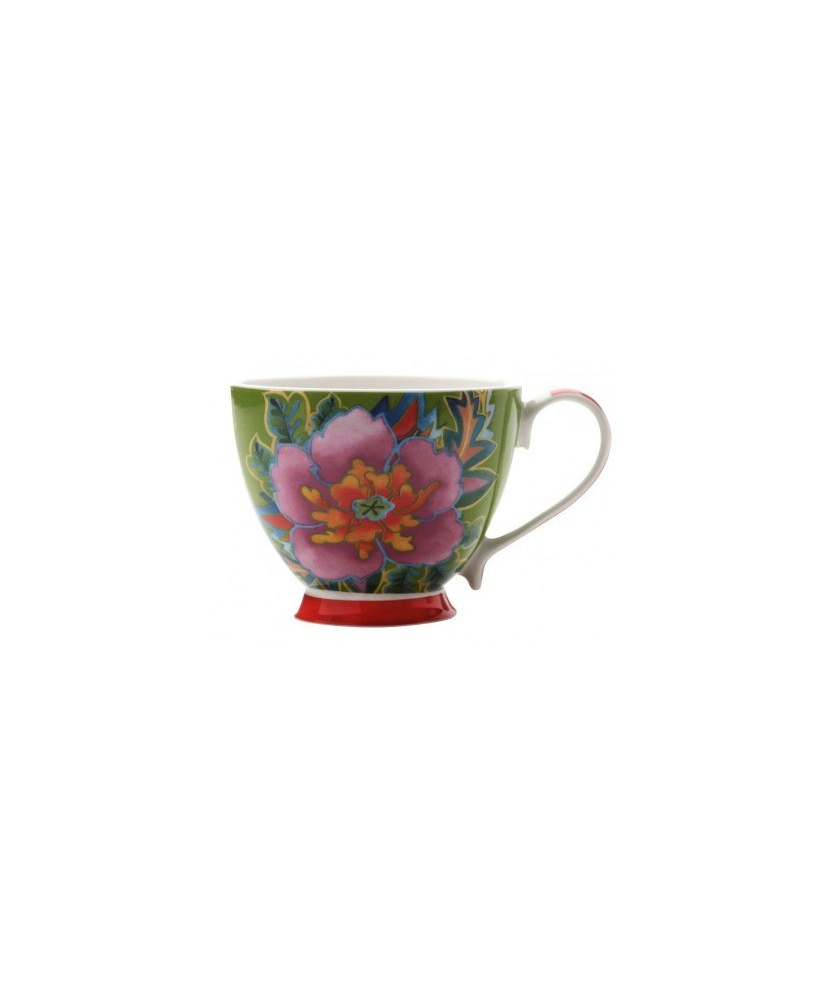 Hanoi Mug Flower Hibiscus Green